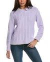 Atm Anthony Thomas Melillo Cotton-blend Cable Crewneck Sweater