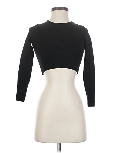 Pre-owned Atm Anthony Thomas Melillo Cardigan Sweater In Black