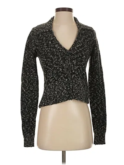 Pre-owned Atm Anthony Thomas Melillo Cardigan Sweater In Black