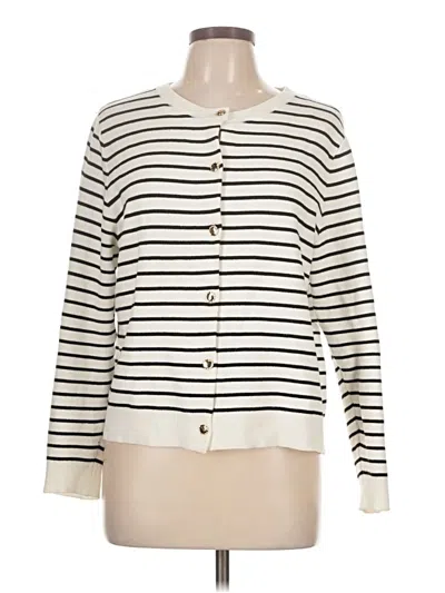 Pre-owned Atm Anthony Thomas Melillo Cardigan Sweater In Ivory