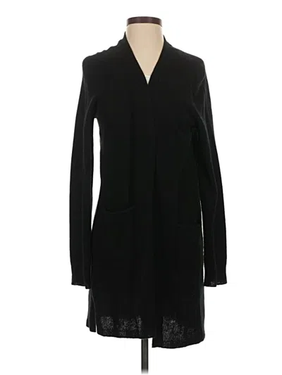 Pre-owned Atm Anthony Thomas Melillo Cashmere Cardigan Sweater In Black