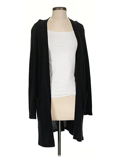 Pre-owned Atm Anthony Thomas Melillo Cashmere Cardigan Sweater In Black