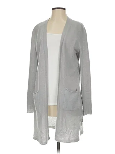 Pre-owned Atm Anthony Thomas Melillo Cashmere Cardigan Sweater In Gray