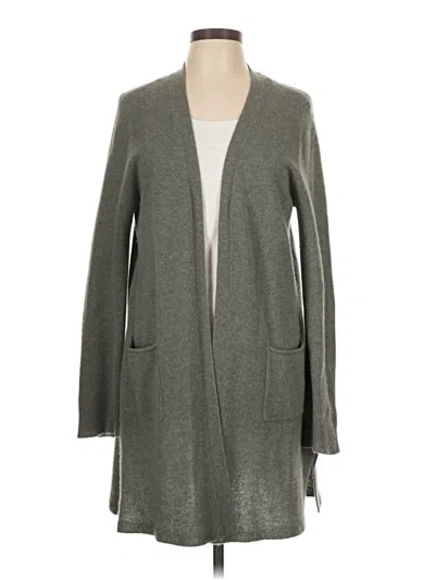 Pre-owned Atm Anthony Thomas Melillo Cashmere Cardigan Sweater In Gray
