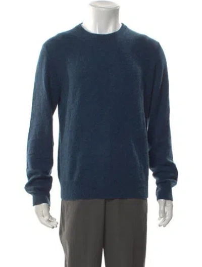 Pre-owned Atm Anthony Thomas Melillo Cashmere Crew Neck Pullover In Blue