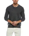 Atm Anthony Thomas Melillo Cashmere Crew Neck Sweater In Gray