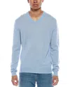 Atm Anthony Thomas Melillo Cashmere V-neck Sweater In Blue