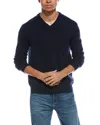 Atm Anthony Thomas Melillo Cashmere V-neck Sweater In Blue