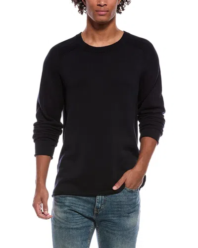 Atm Anthony Thomas Melillo Cashmere-blend Crewneck Sweater In Black