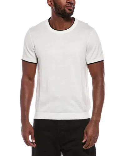 Atm Anthony Thomas Melillo Cashmere-blend Crewneck Sweater In White
