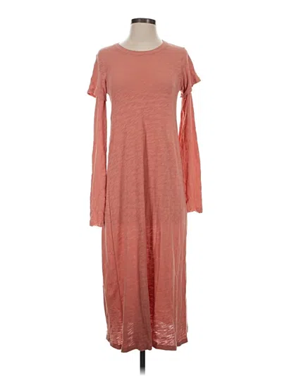 Pre-owned Atm Anthony Thomas Melillo Casual Dress In Orange