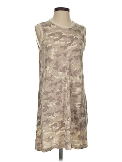 Pre-owned Atm Anthony Thomas Melillo Casual Dress In Tan