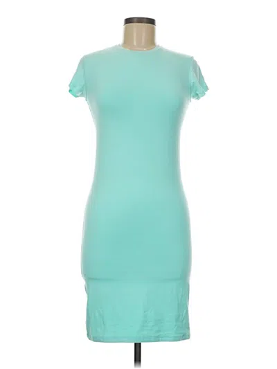 Pre-owned Atm Anthony Thomas Melillo Casual Dress In Teal