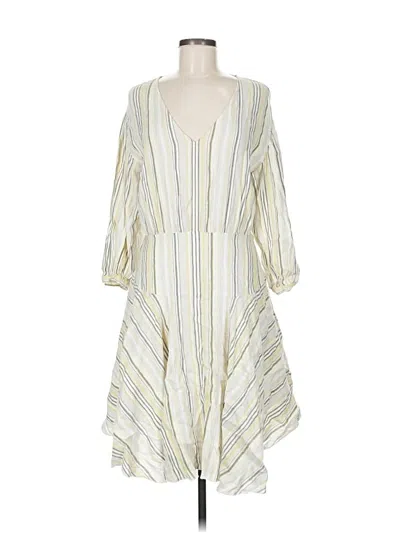 Pre-owned Atm Anthony Thomas Melillo Casual Dress In White