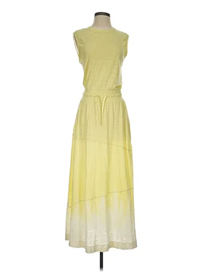 Pre-owned Atm Anthony Thomas Melillo Casual Dress In Yellow