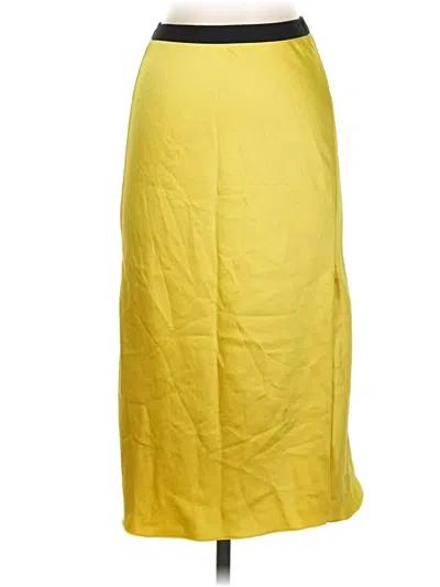 Pre-owned Atm Anthony Thomas Melillo Casual Skirt In Yellow
