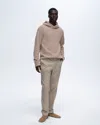 Atm Anthony Thomas Melillo Chenille Pull-over Hoodie In Sandy Beige