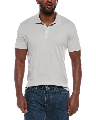Atm Anthony Thomas Melillo Classic Jersey Polo Shirt In White