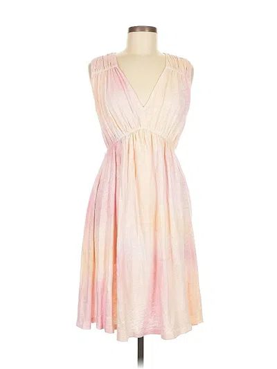 Pre-owned Atm Anthony Thomas Melillo Cocktail Dress In Pink