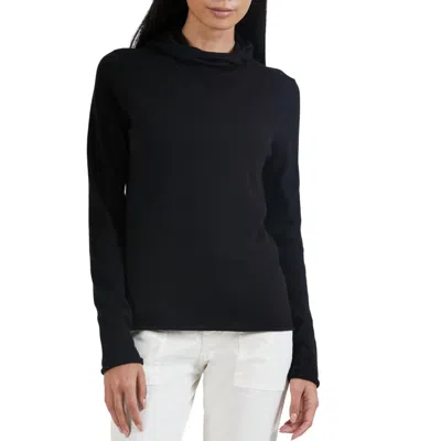 Atm Anthony Thomas Melillo Cotton And Cashmere Hoodie In Black