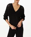 Atm Anthony Thomas Melillo Sequined Wool-blend Net Stitch Sweater In Black