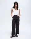 Atm Anthony Thomas Melillo Cotton Poplin Cargo Pants In Black