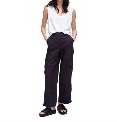 ATM ANTHONY THOMAS MELILLO COTTON POPLIN CARGO PANTS IN BLACK