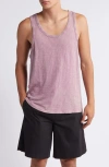 Atm Anthony Thomas Melillo Slub Jersey Tank In Wisty Mauve