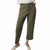 Atm Anthony Thomas Melillo Cotton Twill Boyfriend Pant In Army In Green