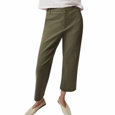 ATM ANTHONY THOMAS MELILLO COTTON TWILL BOYFRIEND PANT IN ARMY