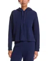 Atm Anthony Thomas Melillo Cotton Waffle Pull Over Hoodie In Blue