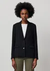 Atm Anthony Thomas Melillo Soft Crepe Twill Blazer In Black