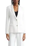 Atm Anthony Thomas Melillo Soft Crepe Twill Blazer In White