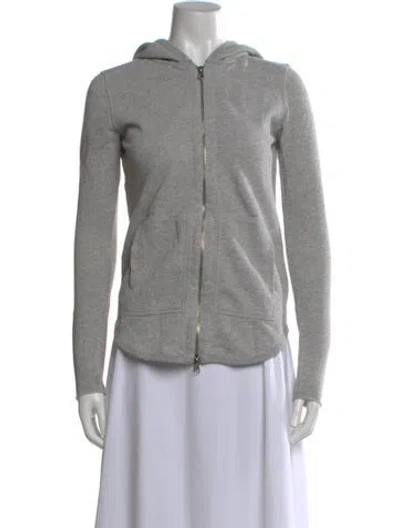 Pre-owned Atm Anthony Thomas Melillo Crew Neck Long Sleeve Hoodie In Gray