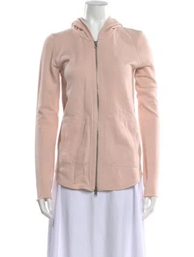 Pre-owned Atm Anthony Thomas Melillo Crew Neck Long Sleeve Hoodie In Pink