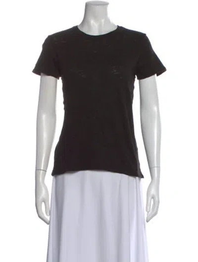 Pre-owned Atm Anthony Thomas Melillo Crew Neck Short Sleeve T-shirt In Black