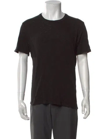 Pre-owned Atm Anthony Thomas Melillo Crew Neck Short Sleeve T-shirt In Black