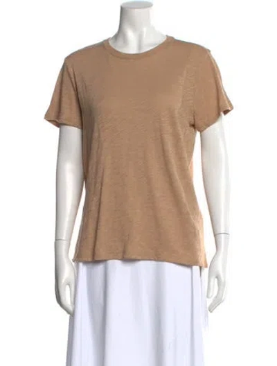 Pre-owned Atm Anthony Thomas Melillo Crew Neck Short Sleeve T-shirt In Neutral