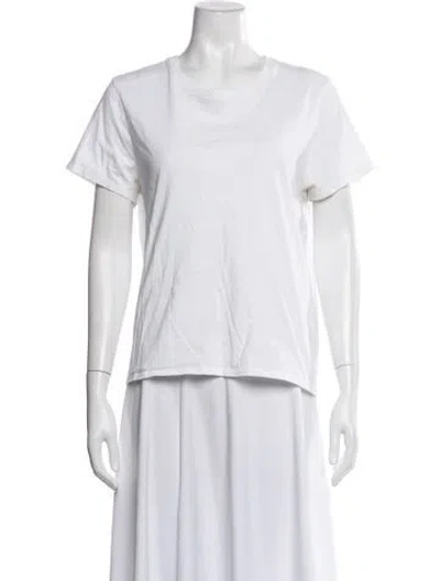 Pre-owned Atm Anthony Thomas Melillo Crew Neck Short Sleeve T-shirt In Neutrals
