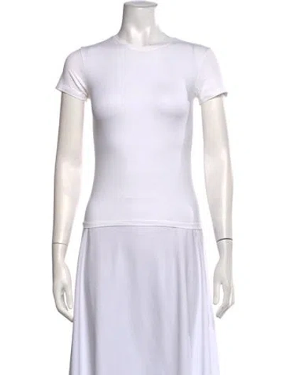 Pre-owned Atm Anthony Thomas Melillo Crew Neck Short Sleeve T-shirt In Neutrals
