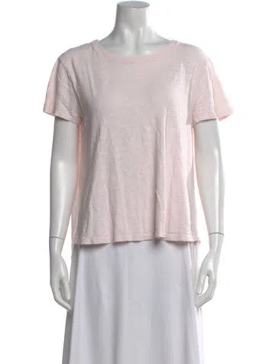Pre-owned Atm Anthony Thomas Melillo Crew Neck Short Sleeve T-shirt In Pink