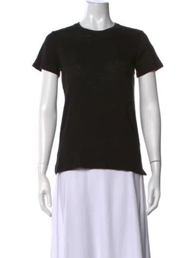 Pre-owned Atm Anthony Thomas Melillo Crew Neck Short Sleeve T-shirt W/ Tags In Black