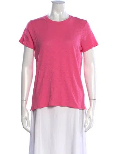 Pre-owned Atm Anthony Thomas Melillo Crew Neck Short Sleeve T-shirt W/ Tags In Pink