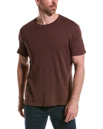 Atm Anthony Thomas Melillo Crew T-shirt In Brown