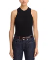 Atm Anthony Thomas Melillo Crewneck Sleeveless Top In Black