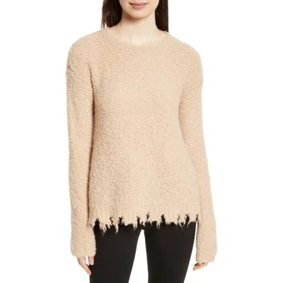 Atm Anthony Thomas Melillo Destroyed Hem Sweater In Brown