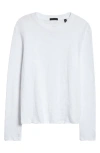 Atm Anthony Thomas Melillo Slub Jersey T-shirt In White