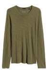Atm Anthony Thomas Melillo Men's Distressed Long Sleeve T-shirt In Army