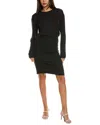 Atm Anthony Thomas Melillo Drop-waist Dress In Black