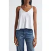 Atm Anthony Thomas Melillo Exposed Seam Slub Cotton Camisole In White